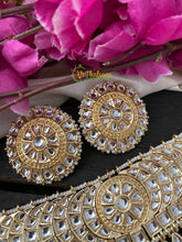 Exquisite Kundan Choker -White-G2735